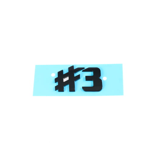 Emblema del portón trasero #3 smart #3 THREE negro original smart | QAP8894895825