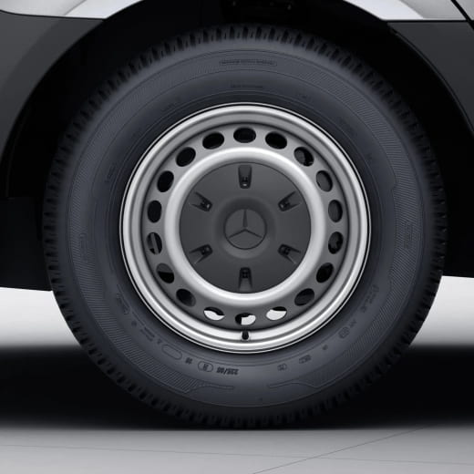 4-piece set hubcaps Vito Viano 639 steel wheels Original Mercedes-Benz | A9064010025 9B51-Set