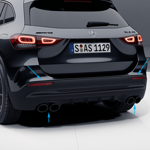 45 S AMG Diffuserombouw GLA H247 Origineel Mercedes-AMG | 247-45S-Diffusor