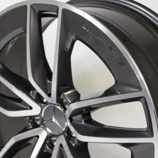 Jeu de jantes E53 AMG 20 pouces Mercedes-Benz Classe E 213 5 doubles branches gris | A2134014900/5000-7X44