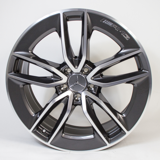 Juego de llantas E53 AMG de 20 pulgadas Mercedes-Benz Clase E 213 de 5 radios dobles gris | A2134014900/5000-7X44