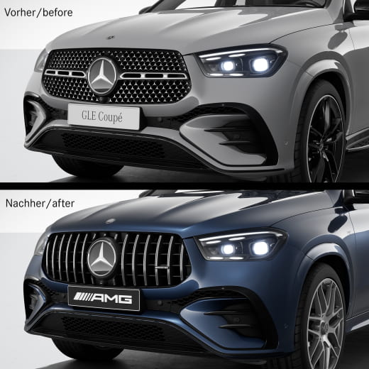 53 AMG Panamericana Kühlergrill GLE C167 Coupé Facelift Original Mercedes-AMG | C167-53AMG-FL-Kühlergrill-239