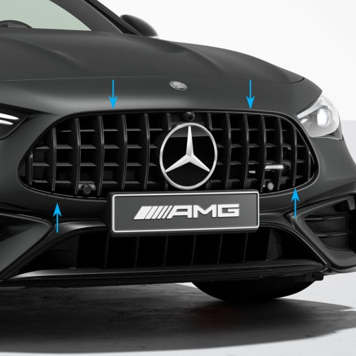 Parrilla AMG 53 negra CLE C236 Coupé original Mercedes-AMG | CLE53-Kühlergrill-K