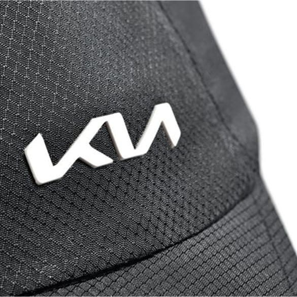 6-Panel-basecap zwart met Original KIA | 66951ADE2401