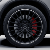 63 AMG 21 inch velgenset zwart mat GLC X253/C253 meerspaaksvelg Original Mercedes-Benz