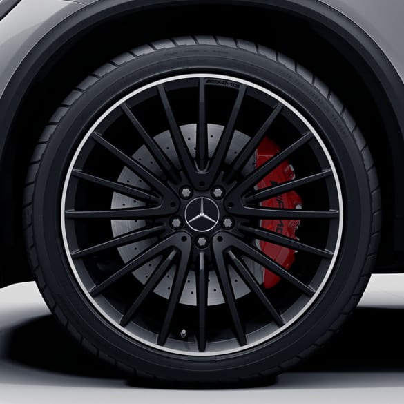 63 AMG 21 inch velgenset zwart mat GLC X253/C253 meerspaaksvelg Original Mercedes-Benz