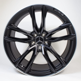 Jeu de jantes 63 AMG 21 pouces noir mat GLC X253/C253 roue 5 doubles branches d'origine Mercedes‑Bén