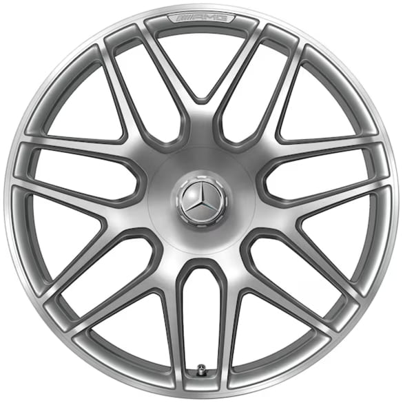63 AMG 22 inch rim set G-Class W465 cross-spoke-wheel titanium grey genuine Mercedes-Benz