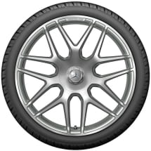 63 AMG 22 Zoll Felgen Satz G-Klasse W465 Kreuzspeichen-Rad titangrau | A4634012000 7X21-W465