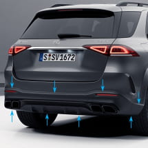 63 AMG achterdiffusor GLE C167 Coupé origineel Mercedes-AMG | A1678853009