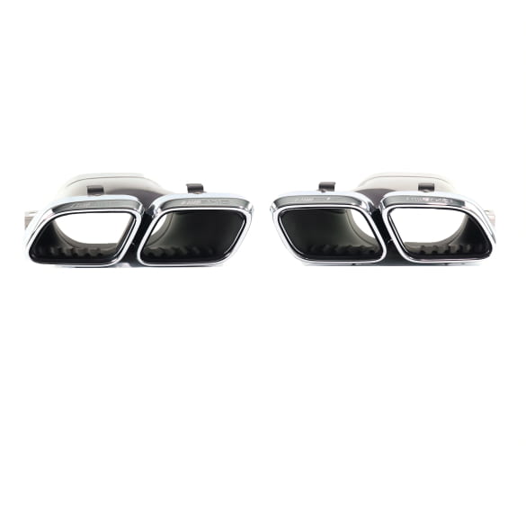63 AMG chrome exhaust tips Genuine Mercedes-AMG