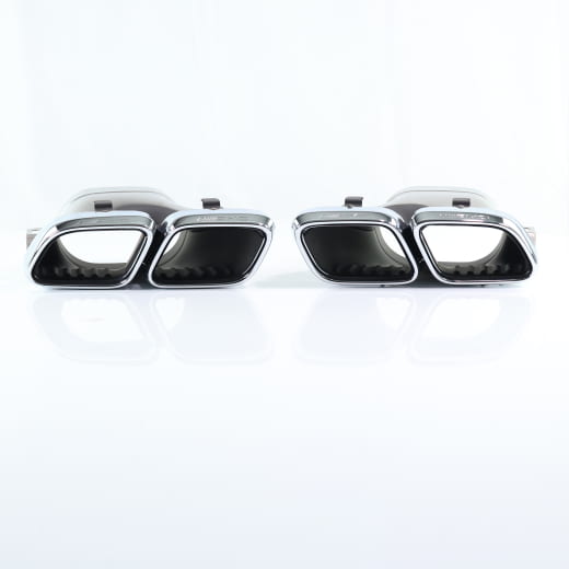 63 AMG chrome exhaust tips Genuine Mercedes-AMG | A0004902800/2900