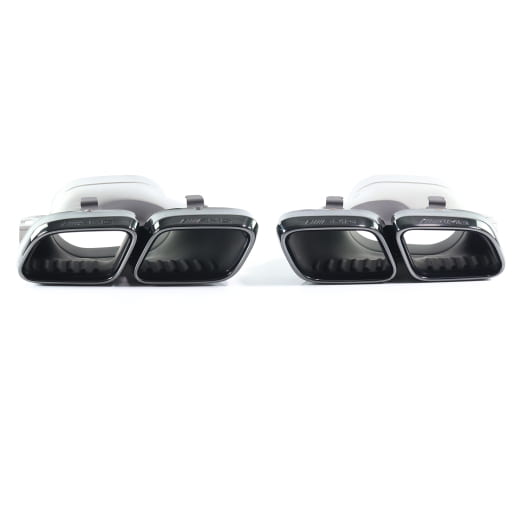 Colas de escape 63 AMG Nightpaket negras Original Mercedes-AMG | A0004903000/3100