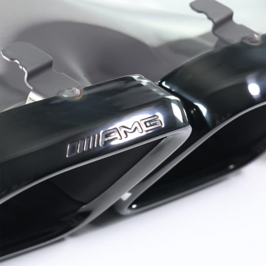 Colas de escape 63 AMG Nightpaket negras Original Mercedes-AMG | A0004903000/3100