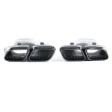 63 AMG exhaust tips nightpackage black Genuine Mercedes-AMG