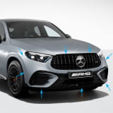 63 AMG front bumper GLC C254 coupe Panamericana grille Genuine Mercedes-AMG