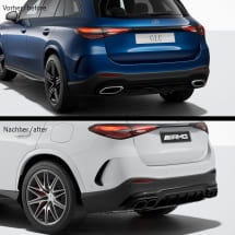 63 AMG Heckdiffusor GLC X254 SUV inkl. AMG Endrohre Original Mercedes-AMG | GLC-X254-Diffusor-K
