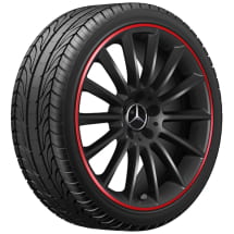 A 35 AMG 19-inch velgen A-Klasse V177 spaakdesign zwart rood | A1774011900 9Y31-V177