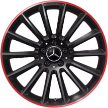 A 35 AMG 19 inch wheels A-Class  V177 multi-spoke black red | A1774011900 9Y31-V177