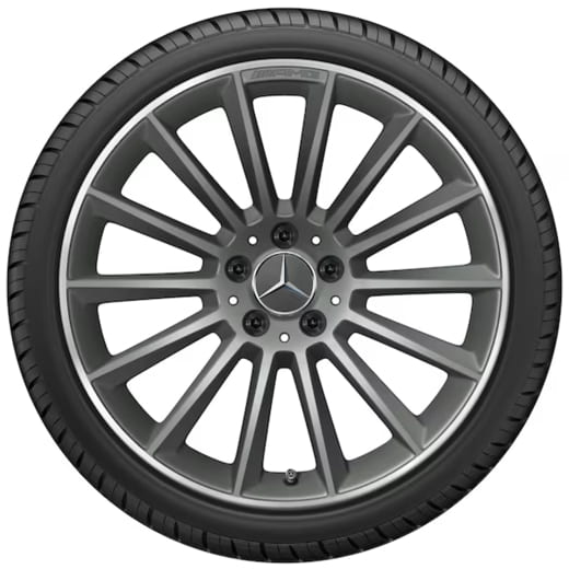 A 35 AMG 19 inch wheels A-Class V177 multi-spoke tantalum grey | A1774011900 7Y78-V177