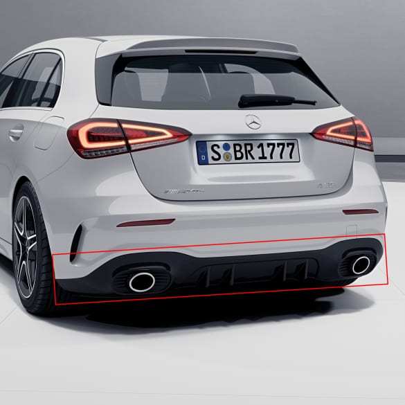 A 35 AMG achterdiffusor A-Klasse W177 Origineel Mercedes-Bez | A35-diffusor-W177