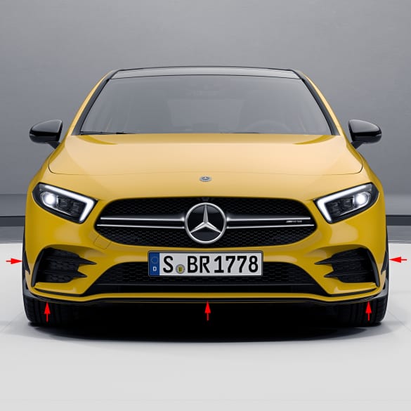 A 35 AMG Aero voorspoiler & flappen A-Klasse 177 Origineel – | A35-front-Aero