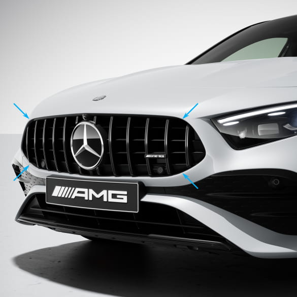 A 35 AMG facelift Panamericana koelgrille Dark-Chrome A-Klasse W177 / V177 origineel Mercedes-AMG