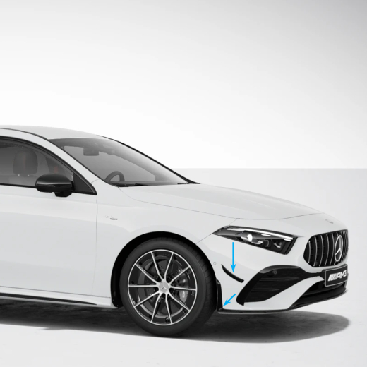 A 35 Facelift AMG Aero Flaps Classe A 177 Original Mercedes-AMG | A35-FL-flaps-front