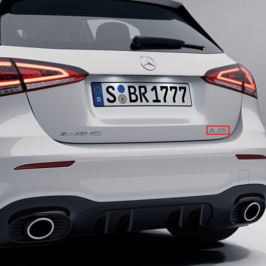 Inscription A 35 AMG hayon A 35 Classe A W177 Original Mercedes-Benz | A1778175300-B