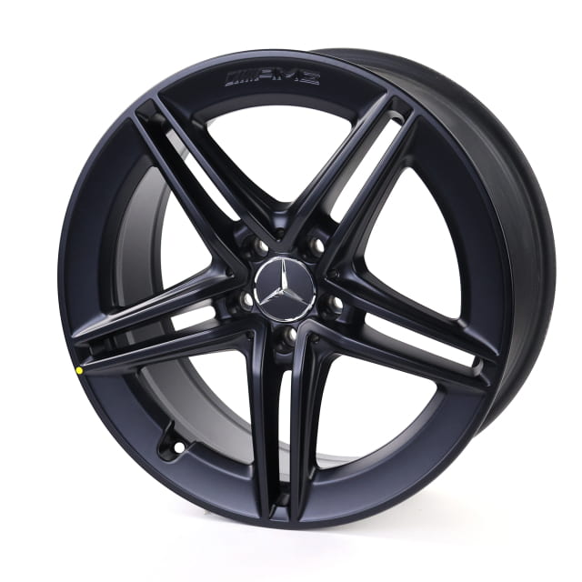 A 45 AMG 19 inch rims 5-doublespoke black matte A-Class W177 ...