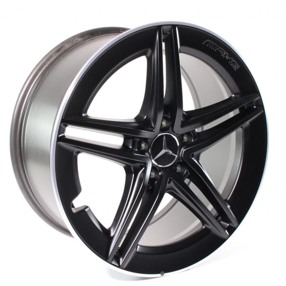 A 45 AMG 19 inch velgen 5-dubbele spaak zwart glansgedraaid  | A17740123007X71-177