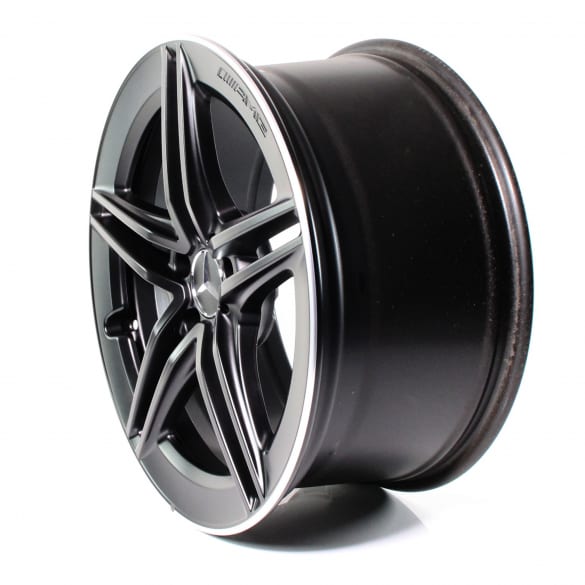 A 45 AMG 19 inch velgen 5-dubbele spaak zwart glansgedraaid  | A17740123007X71-177
