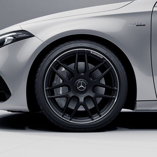 A 45 AMG cerchi forgiati da 19 pollici design a raggi incrociati Classe A W177 | A17740125007X71-177