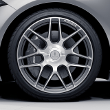 Jeu de jantes forgées A 45 AMG 19 pouces design à rayons croisés gris Classe A W177 Mercedes-Benz