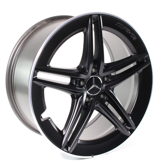 Llantas A 45 AMG 19 pulgadas 5 radios dobles negro torneado brillante Clase A W177 | A17740123007X71-177