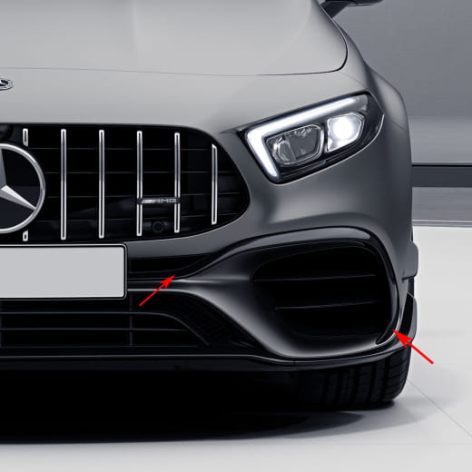 A 45 AMG Aero Flaps delanteros Clase A W177 Original Mercedes-Benz | A45-flaps-aero