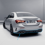 Diffuseur arrière A 45 S AMG embouts d'échappement Classe A V177 original Mercedes-Benz