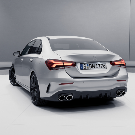 A 45 S AMG diffusore posteriore terminale scarico | A45-diffusor-K-V177
