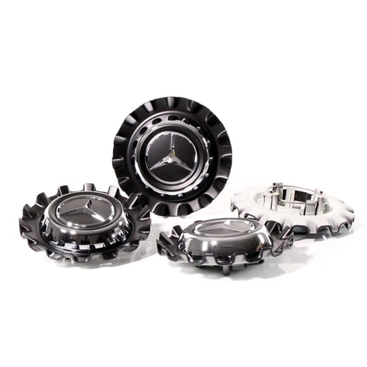 Nabendeckel schwarz matt AMG Vielspeichen Rad Original | A0004006900 9283