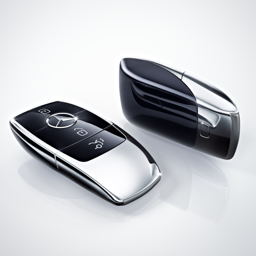 Funda para llaves Generation 6 piel de vacuno negra Mercedes-Benz Collection | B66958408