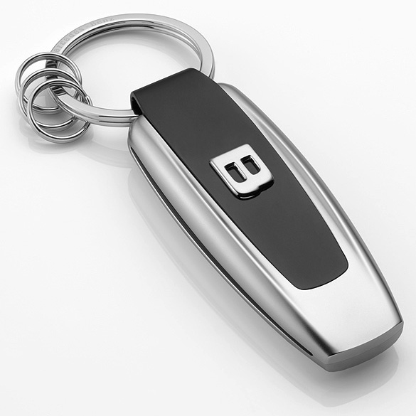 Key ring model series B-Class black/silver Mercedes-Benz Collection