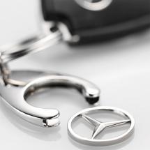Keychain shopping-chip Star silver Genuine Mercedes-Benz Collection | B66956285