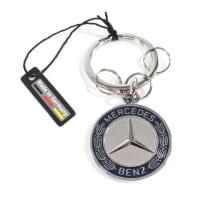 Keychains Stuttgart silver stainless steel genuine Mercedes-Benz | B66041524