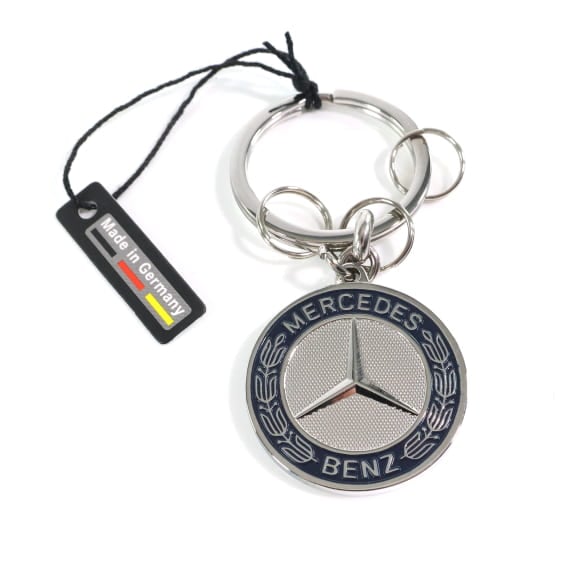 Keychains Stuttgart silver stainless steel genuine Mercedes-Benz | B66041524