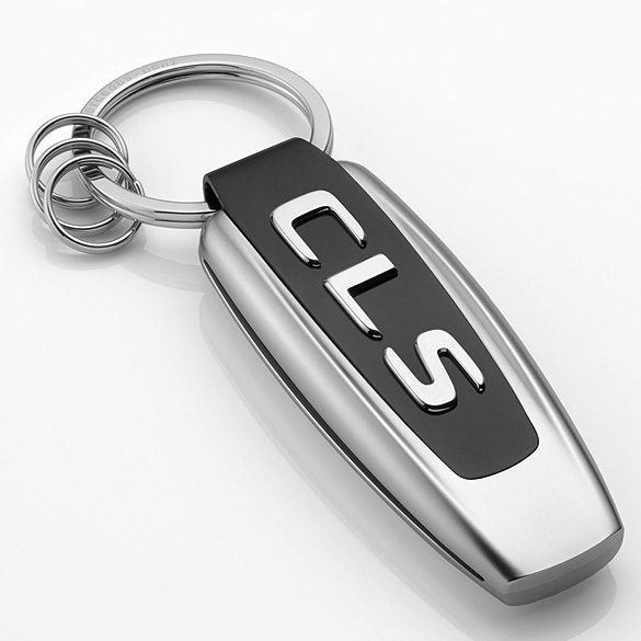 Schlüsselanhänger Typo CLS-Klasse silber/schwarz Mercedes-Benz Collection