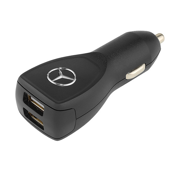 USB Power Charger schwarz Ladegerät für Zigarettenanzünder Original Mercedes-Benz