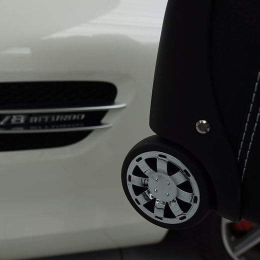 Set de valises noir 4 pièces AMG GT C190 Original Roadsterbag | Roadsterbag-27_Teil-Leder