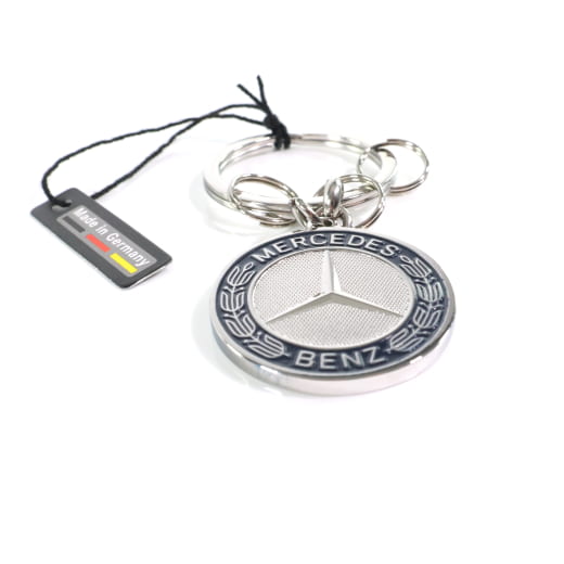 Porte-clés Stuttgart argent acier inoxydable Original Mercedes-Benz | B66041524