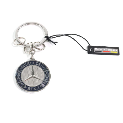 Porte-clés Stuttgart argent acier inoxydable Original Mercedes-Benz | B66041524