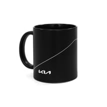 Tasse Kaffeetasse Kaffeebecher Keramik 0,36l Schwarz Original KIA | KIA10409